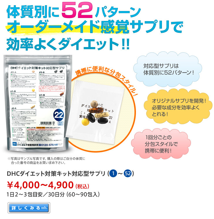DHC�_�C�G�b�g�΍�L�b�g�^�T�v��