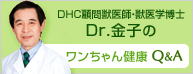 DHC顧問獣医師・獣医学博士
Dr.金子の
ワンちゃん健康 Q&A