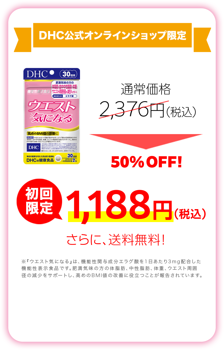 初回限定1,188円（税込）さらに、送料無料！