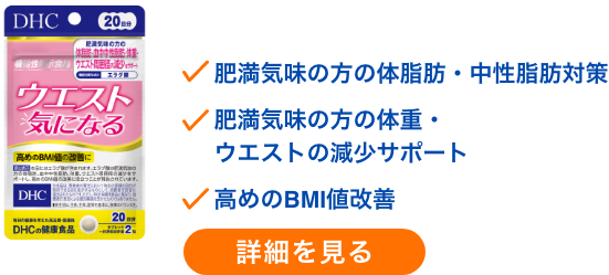 ウエスト気になる 20日分