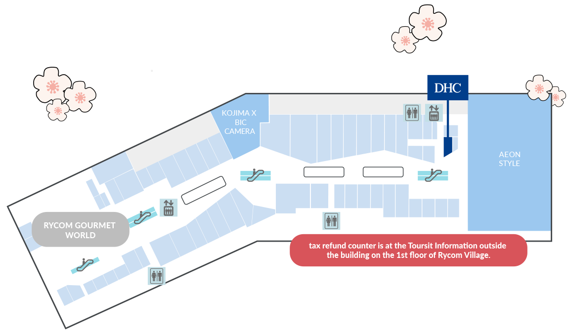 Aeon Mall Okinawa Rycom Dhc Japan Tax Free